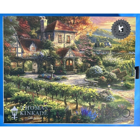 Thomas Kinkade Silver Select Wine Country Living 1000 P Puzzle New Ceaco Puzzles - Picture 1 of 4